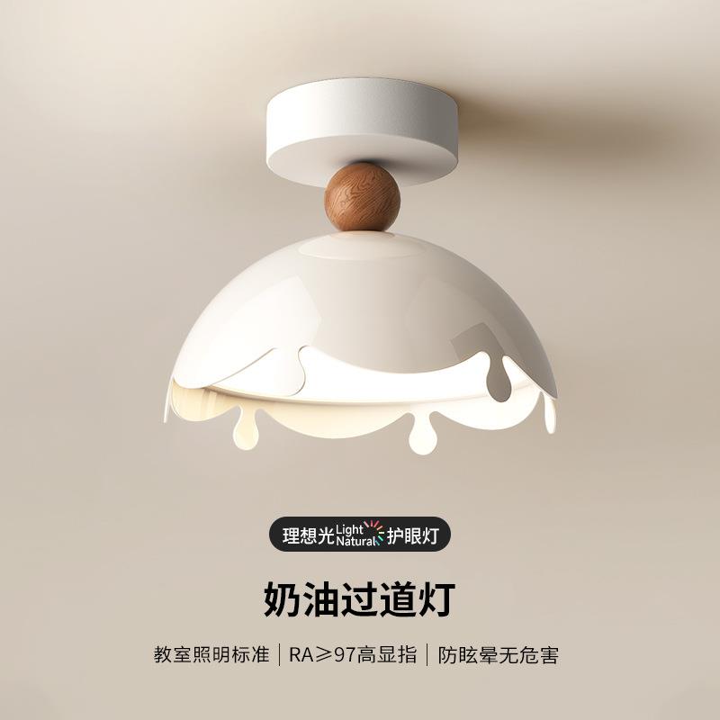 走廊过道灯LED入户玄关灯创意奶油风个性衣帽间入门简约阳台灯具