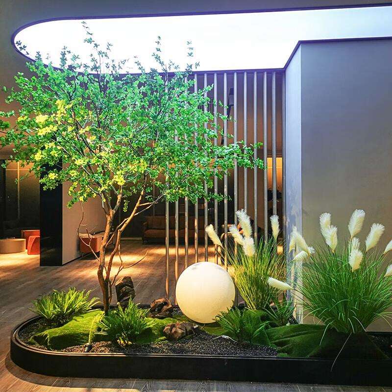 仿真吊钟树景观室内外北欧风摆件橱窗装饰马醉木大型绿植造