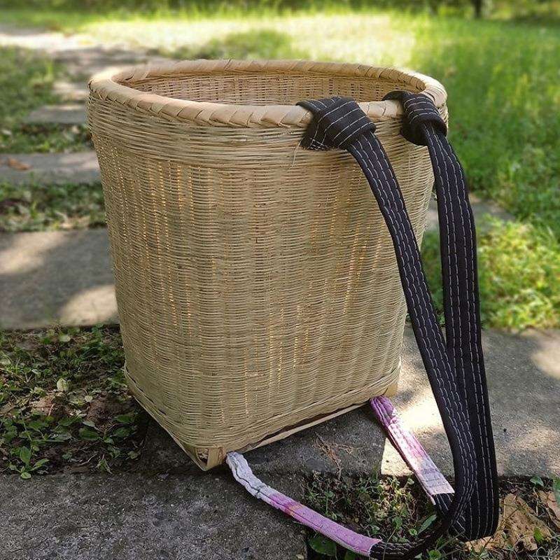 竹编篮竹背篓成人家用四川竹子背篼买菜竹筐背筐采茶舞蹈传统厂家