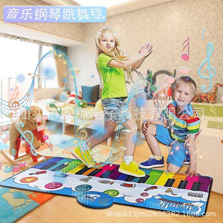 出口热销音乐钢琴毯益智童趣多功能地垫儿童游戏乐器玩具