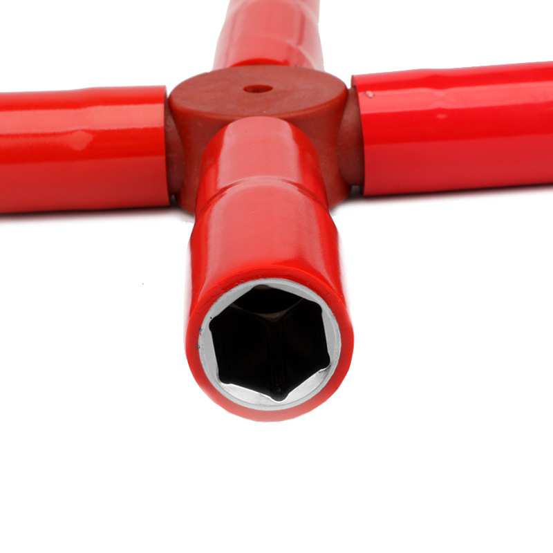 宝合工具1/2大飞浸塑型绝缘十字型四用套筒扳手13/14/17/19mm