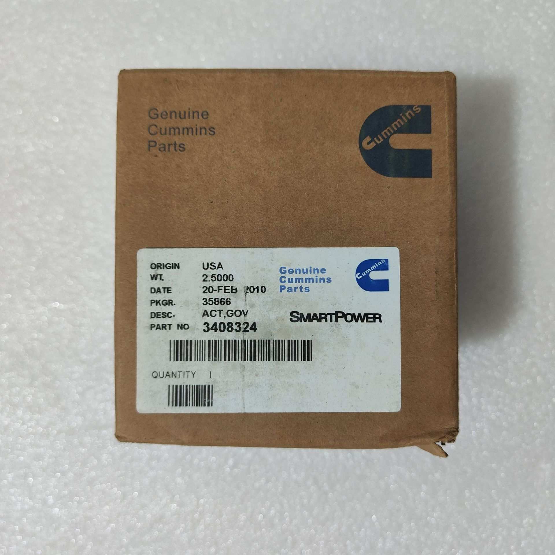康明斯发电机发动机PT油泵执行器3408324四配套马达充电机全车垫
