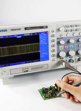 汉泰示波器DSO5102P数字存储示波器 100M示波器DSO5202P 200M精准