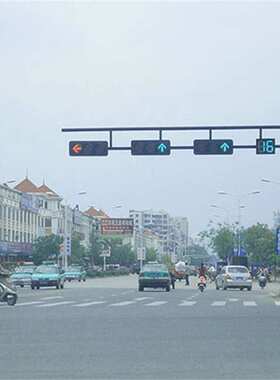 led一体化信号灯杆十字路口灯综合杆厂家交通指示灯红绿灯路灯杆