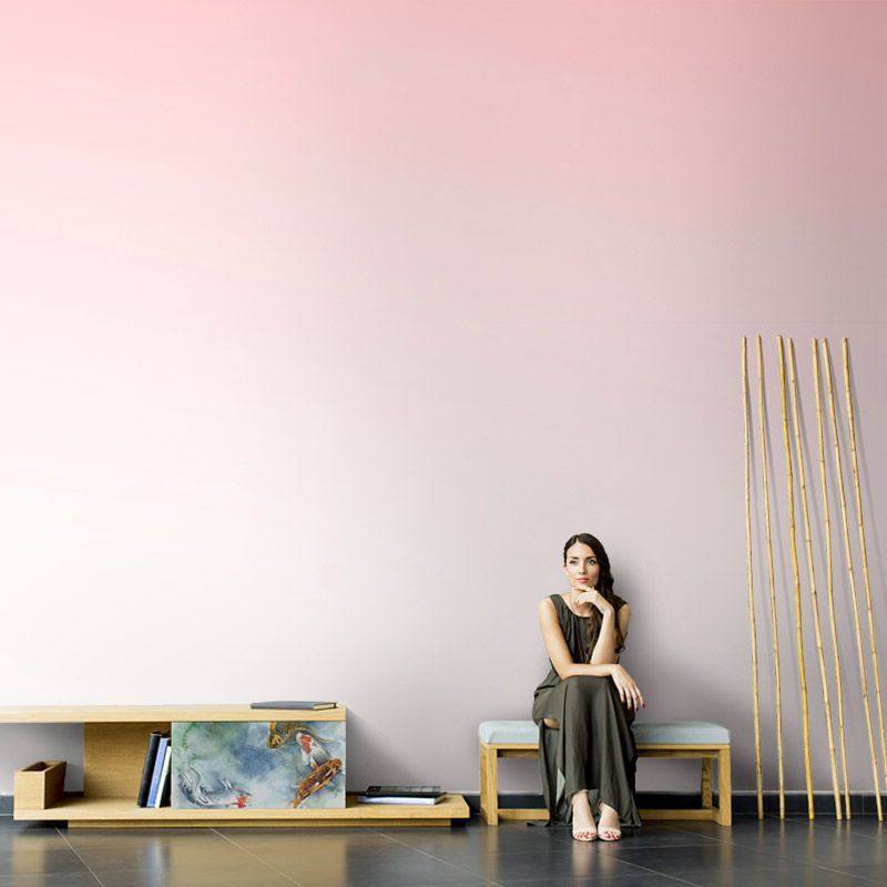 渐变色全屋粉色系类壁纸背景墙卧室家用墙布钉制壁画布ins风简约,家装主材,定制壁画,淘宝优惠券,粉丝福利购,淘宝优惠卷