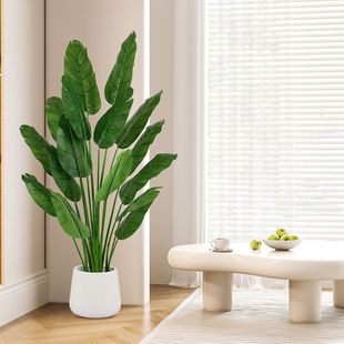 北欧仿真绿植天堂鸟旅人蕉仿真植物摆件室内装饰造景客厅家居优选