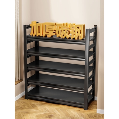 家用钢制鞋架多层室内入户门口落地防潮铁艺置物架子玄关收纳鞋柜