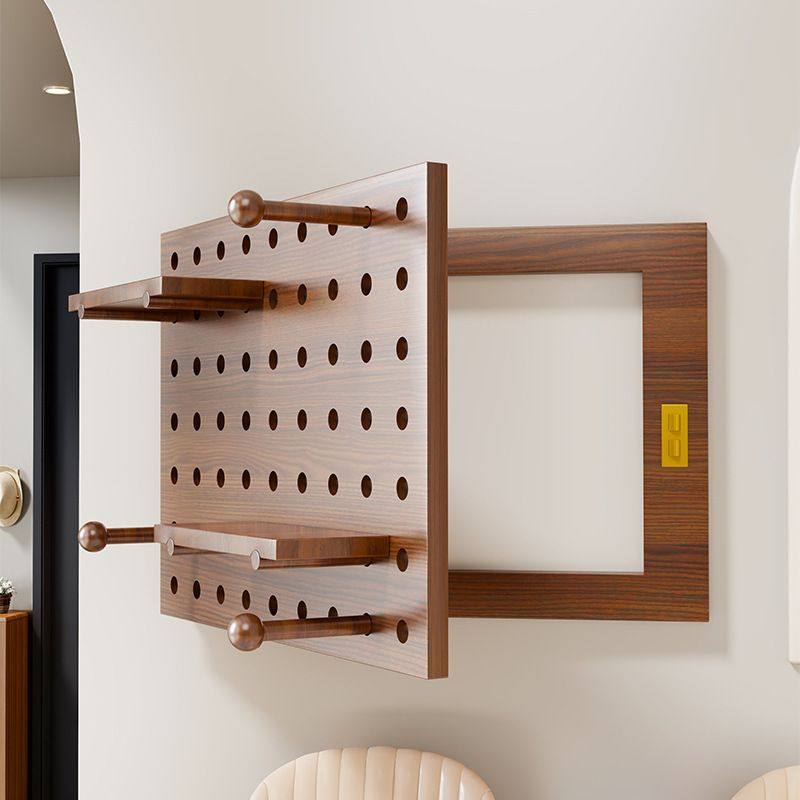 一体遮挡装饰网线洞洞板装饰挂钩遮挡电表箱多层盒架现代简约清新,收纳整理,收纳洞洞板,淘宝优惠券,粉丝福利购,淘宝优惠卷