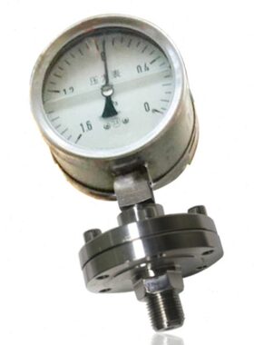 .连N11膜螺纹全/显示 MPA0P6双面2N不锈钢压力表 0耐震YT钢接隔1B