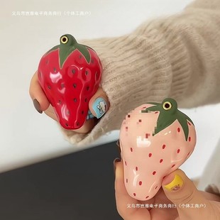 插香点香器香炉迷你草莓香插小陶瓷线香好物底座家用供奉家居