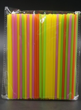 5000支一次性吸管15cm彩色白色透明酸牛奶豆浆吸管尖头硬细短吸a^