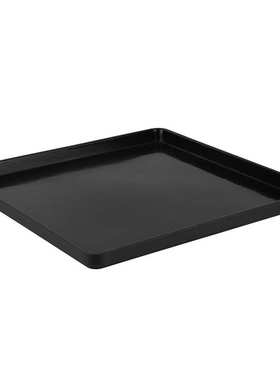 CJ-8118加厚防静电托盘黑色塑胶周转箱元件分类零件盒托盘长方形