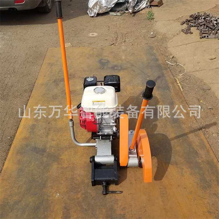 矿用电动钢轨锯轨机防止砂轮逆转装置夹具防脱轨功能钢轨锯轨机