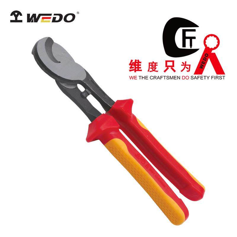 WEDO维度工厂电工专用线钳手动电缆剪快速弧形剥线钳注塑WEDO8552