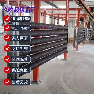 钢制翅片管散热器不锈钢工业蒸汽无缝翅片管烘干房导热油散热器
