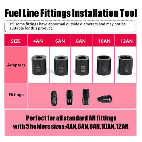 汽车改装燃油管路配件安装工具手动旋转AN油管接头维修工具跨境