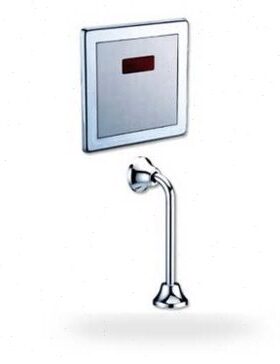 暗装冲水阀自动洗厕所嵌入墙式冲电磁阀小便斗感应器6V门左进下出