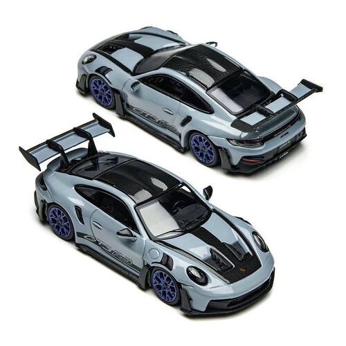 TM保时捷911GT3极地灰64合金车模