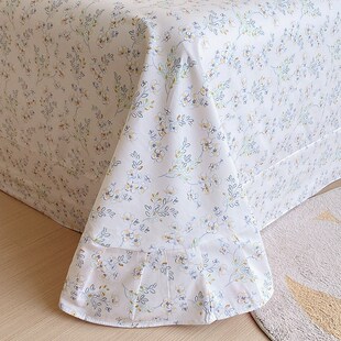 40支13372清新小碎花床单单件纯棉100全棉被单宿舍单人三件套双人