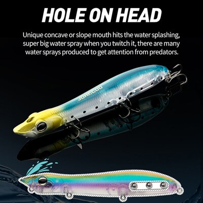 路亚饵假125mm17.5g波爬浮水饵硬饵 Popper路亚饵 拟饵 假饵