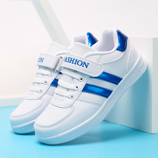 白色板鞋男童波鞋旅游鞋女童休闲白鞋儿童运动鞋小学生鞋跑步球鞋