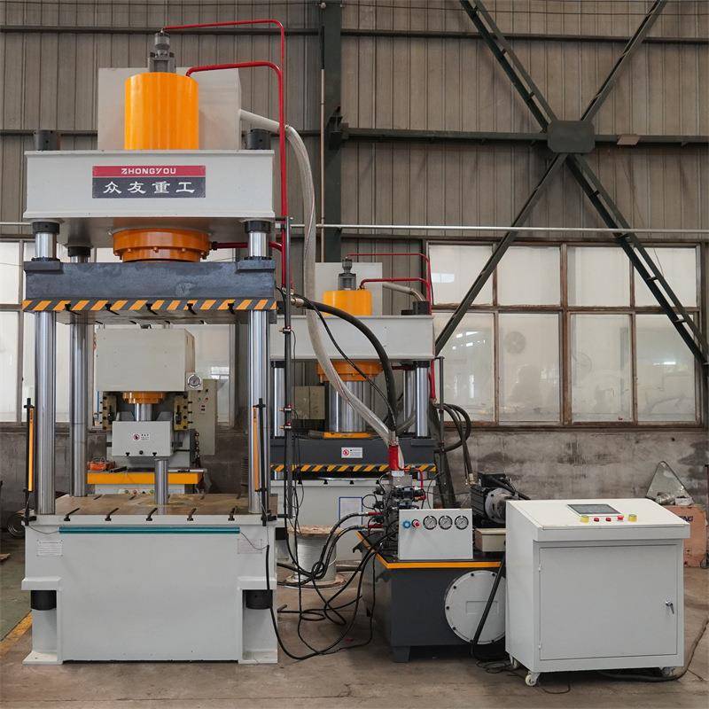 众友315吨起重机支腿垫板液压机315T聚乙烯PE热压成型压力机