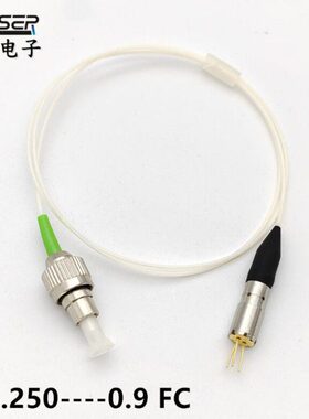 m模组APC0PC 10mC耦合u2.59n尾纤u激光器58mm 8/6 F光纤 u