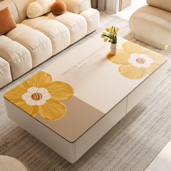 茶几垫桌垫防水防油免洗茶几桌布轻奢高级感客厅防烫餐桌垫子台布,居家布艺,茶几垫,淘宝优惠券,粉丝福利购,淘宝优惠卷