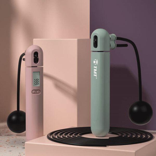 计数燃脂家用静音电子网红室内负重跳神女生重力减肥跳绳无绳跳绳