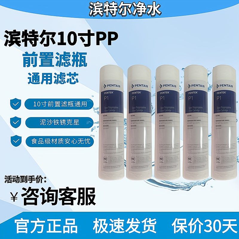 滨特尔爱惠浦净水器10寸1微米5微米PP棉10寸前置RGE通用过滤器滤