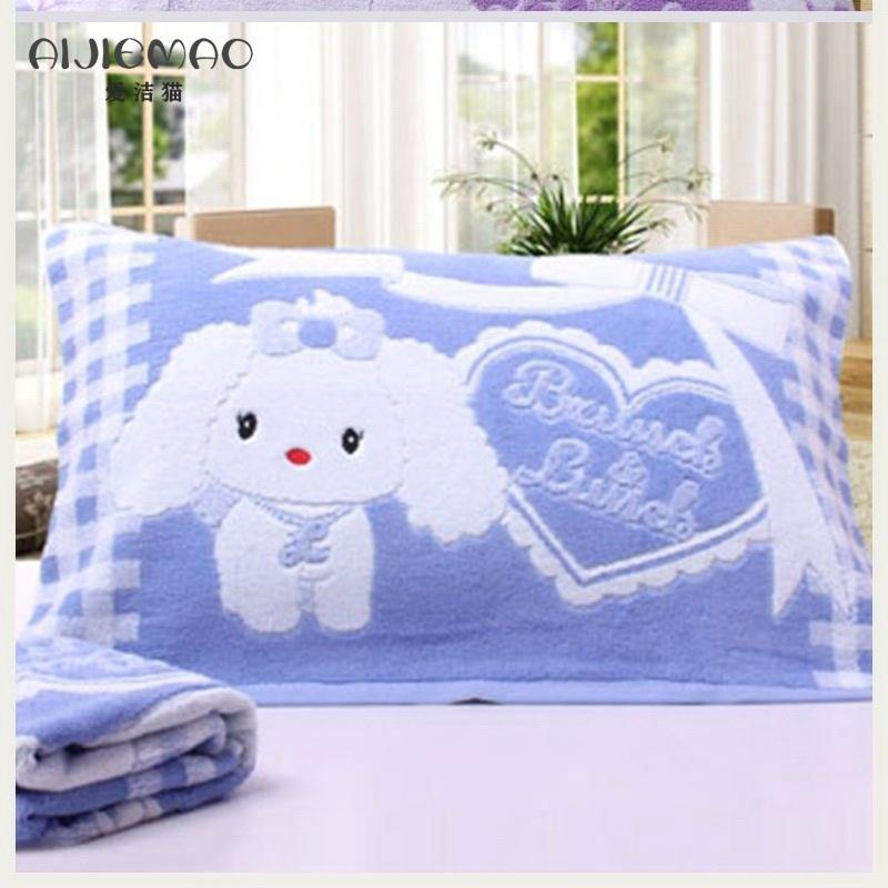 【全棉】枕头棉忱帎巾欧式约全大号盖巾装枕巾柔软垫巾Z毛巾情侣