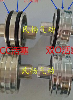 //圈双 00活塞气缸活塞/单圈配件2025012标准 活塞  SCSC5 16