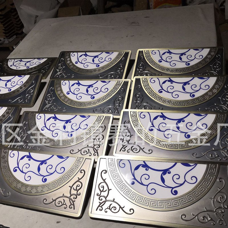 仿古拉手中式大门古典J拉手青花瓷古铜拉