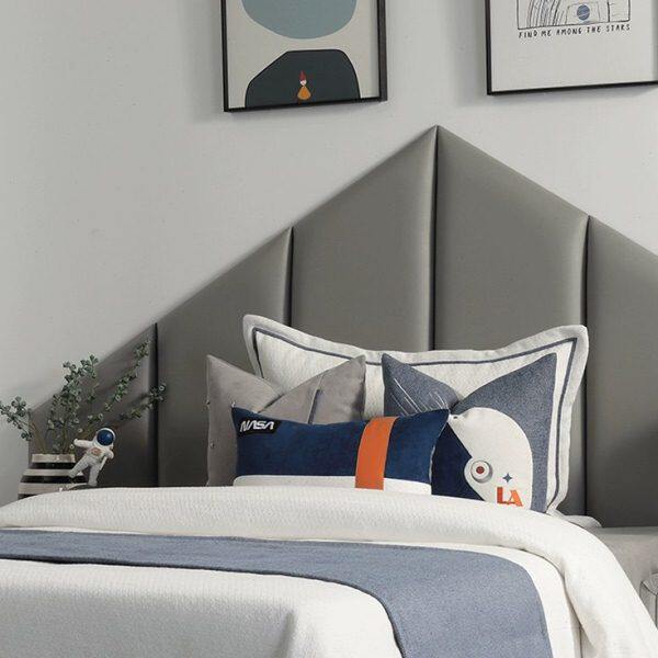 蓝深样板间床上用品橘色儿童房简约系星际房间床品多件套男孩主图