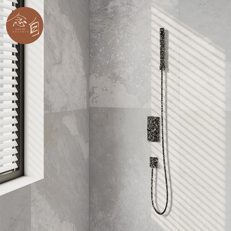 卫生间瓷砖高级h感复古灰色马赛克墙砖 厨房阳台浴室厕所防滑地砖