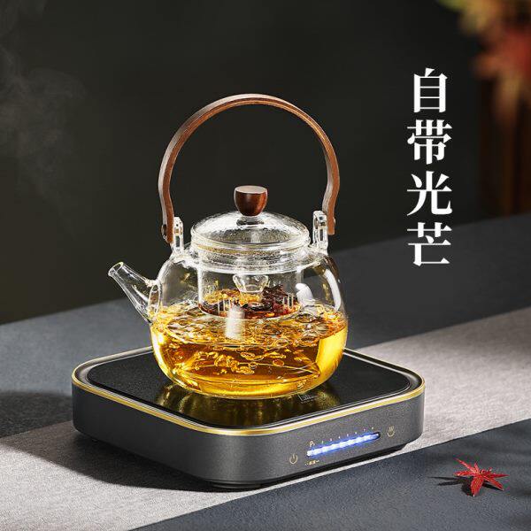 智能玻璃烧水壶家用煮茶炉泡茶迷你超薄小电磁炉电陶炉煮茶器小型