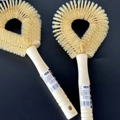 清洗不沾油家塑料柄子新疆包邮3洗锅刷长柄个刷子家用木锅刷到