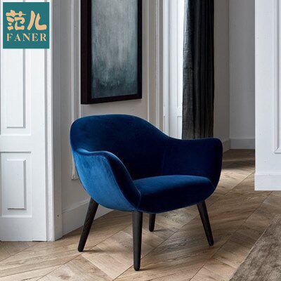 北欧椅扶手休闲酒店单人沙发办公简约女王椅创意经典洽谈现代新款
