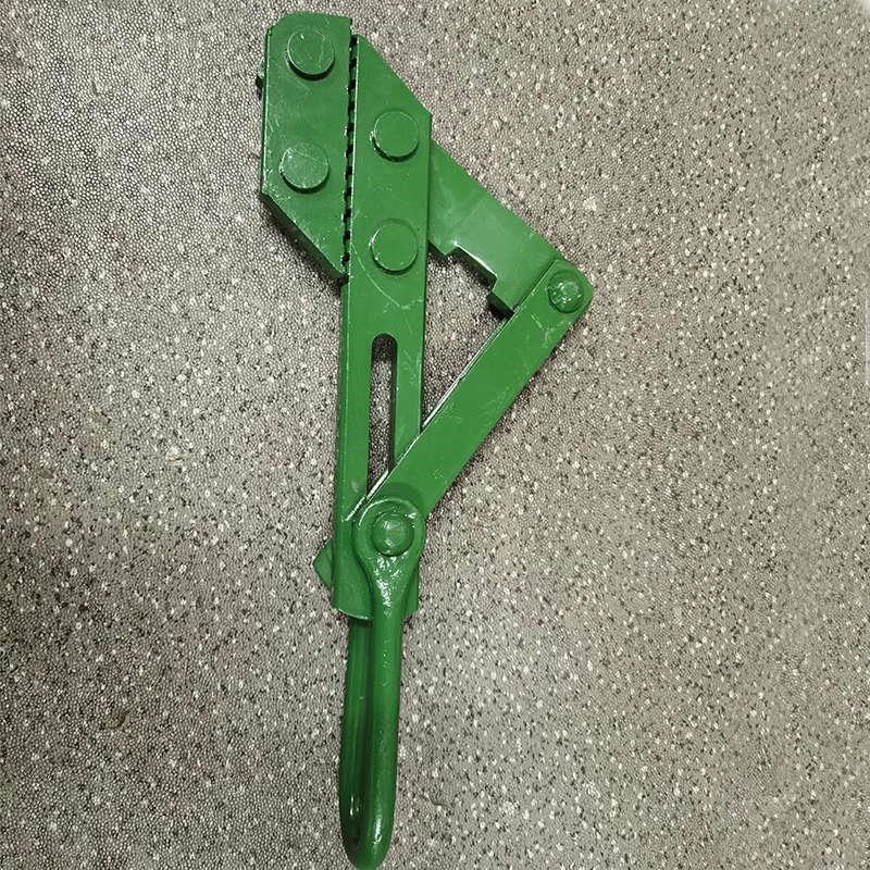 热销铁丝b夹线器平口钢丝线夹上海式卡线器大棚细钢丝Z绳铁丝紧线