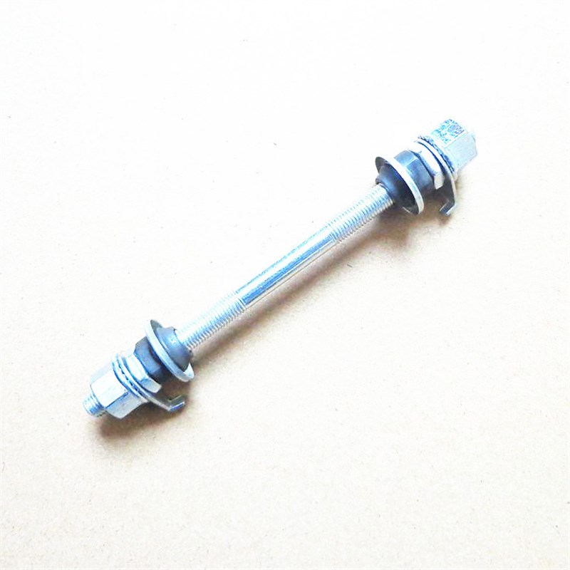 公路淑女车自行车轴后轴轴x心花鼓实心轴折叠山地芯条单车车