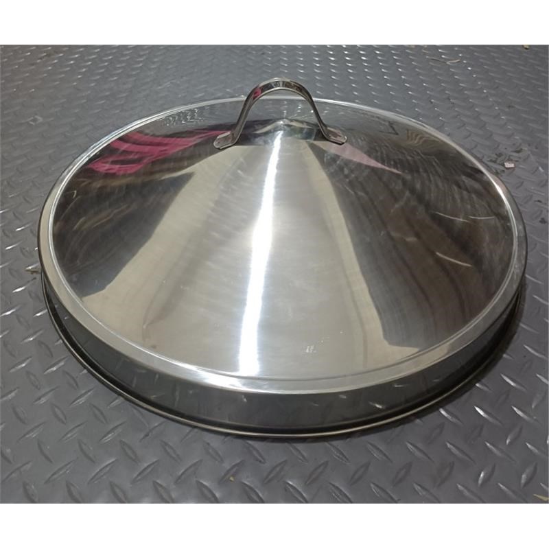 单买蒸笼盖子h 不锈钢特大锅盖多款圆形锅盖商用蒸格脚架厨房用品