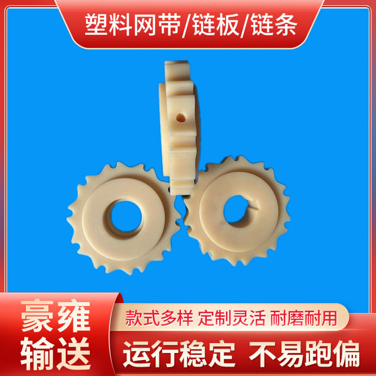 800塑料网带非标尼龙齿轮链轮