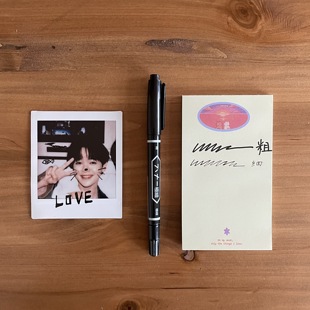 拍立得双头涂鸦笔马克笔油漆笔签字笔照片笔记号笔勾线笔黑蓝红笔