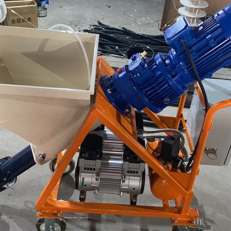 水泥灰浆喷涂设备j 隔音涂料外墙喷料机 小型可移动式装修施工机