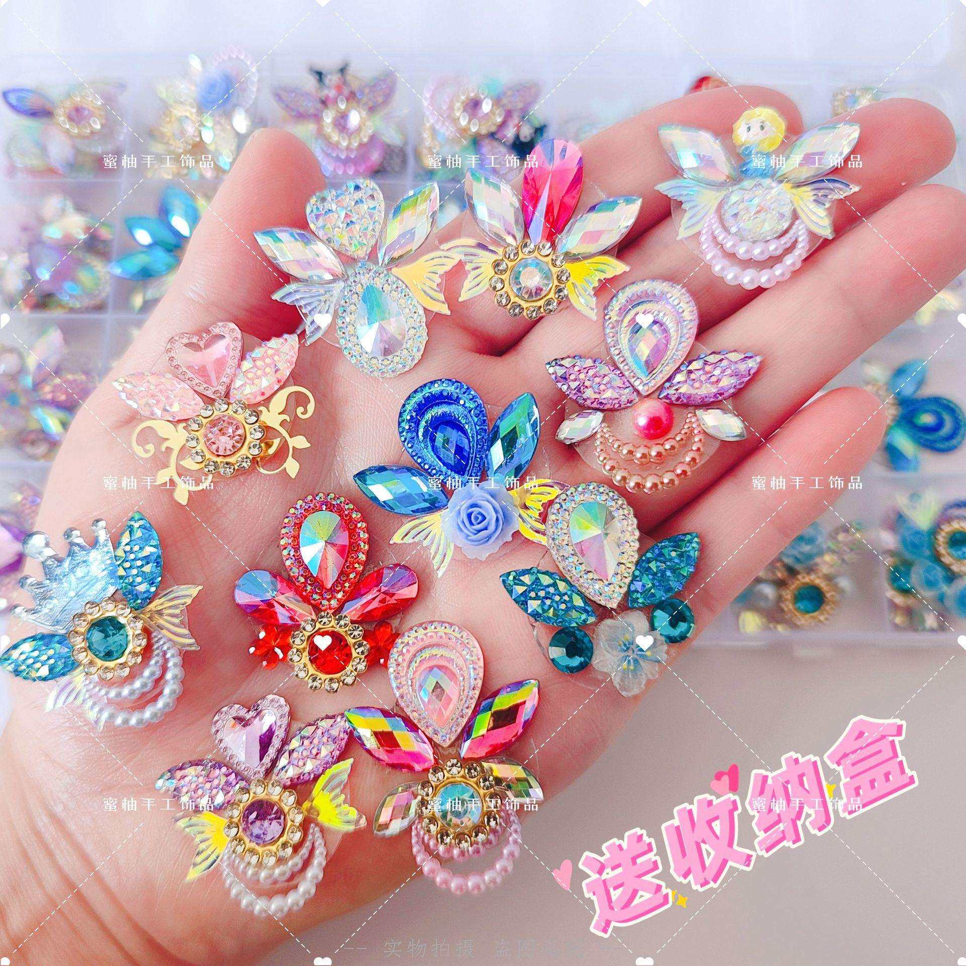 儿童彩绘眉心贴女童古装女额头贴纸钻石贴纸立体水晶贴纸水钻贴纸