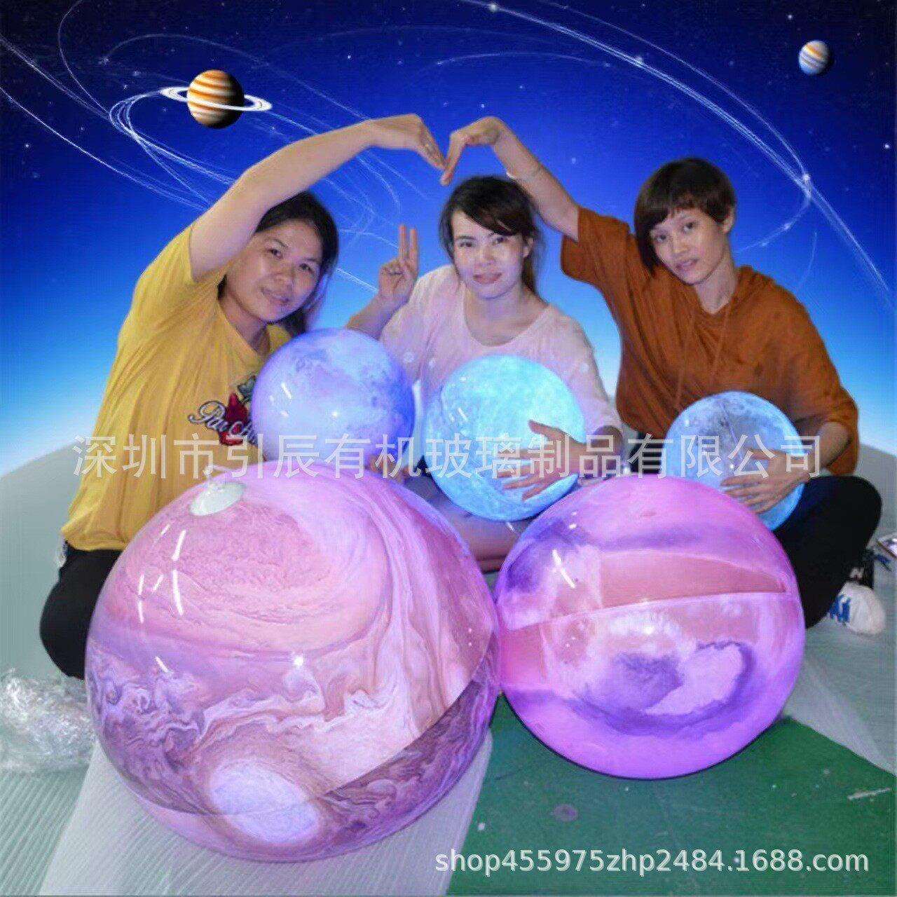 亚克力巨型天体仪亚克力大型地球有几玻璃发光地球模型九大行星球