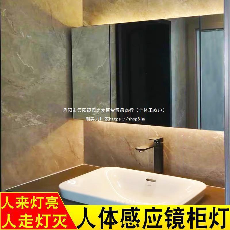 浴室镜前镜柜灯人体感应智能背光led卫生间管灯带洗手台灯垒德株图片