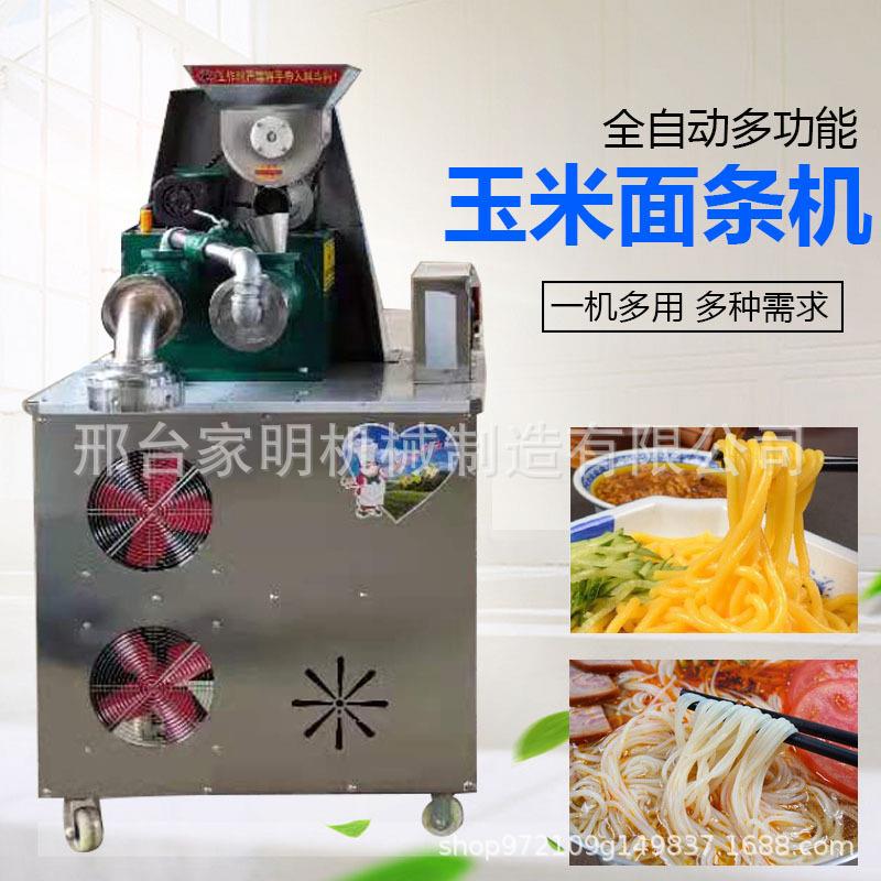仿手工双螺旋自动下料面条机商用红薯粉条机一次成型杂粮面条机