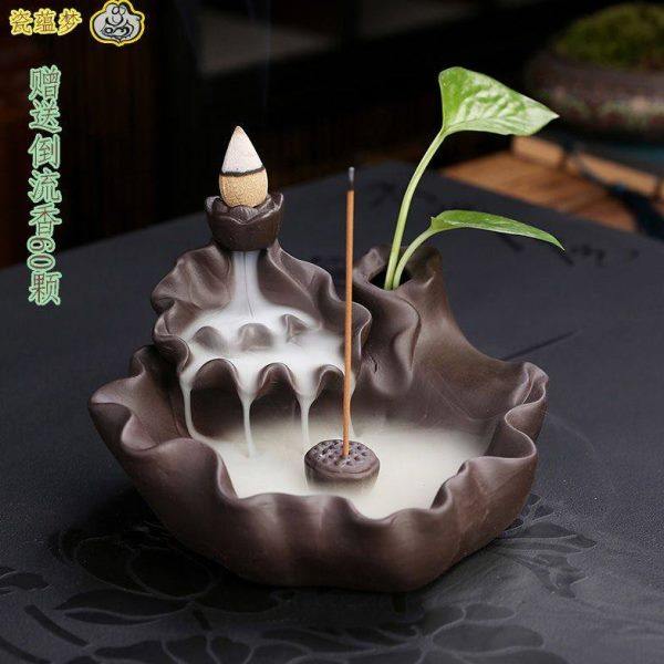 倒流香炉新款摆件家用室内香插炉年轻人熏香紫砂炉创意桌面香倒流,家居饰品,香薰炉,淘宝优惠券,粉丝福利购,淘宝优惠卷