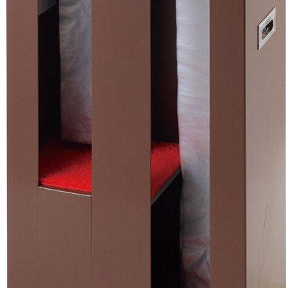 顺南牌J-28B双头自动式雨伞袋机 酒店门口套伞机伞套机高档咖啡色